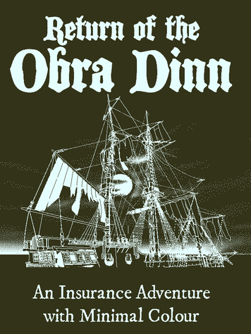 Return of the Obra Dinn