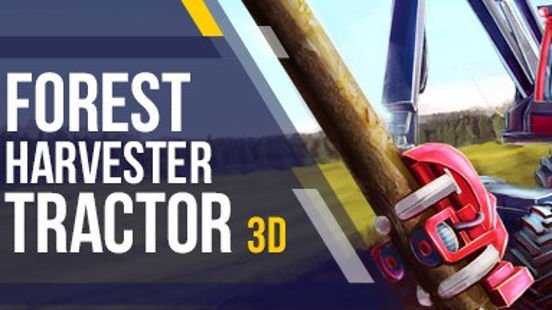 Forest Harvester Tractor 3D