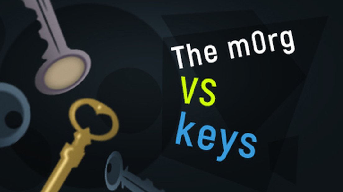 The m0rg VS keys